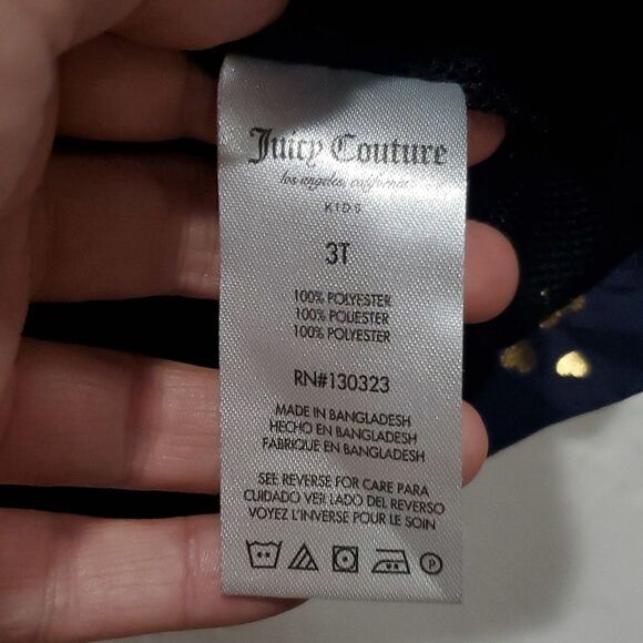 2 Kids Hearts Jackets Juicy Couture & Nannette Doggie Vest Size 3T - Picture 7 of 16
